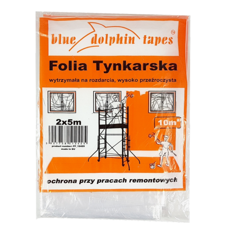 Folia Tynkarska 2m x 5m Pomarańczowa