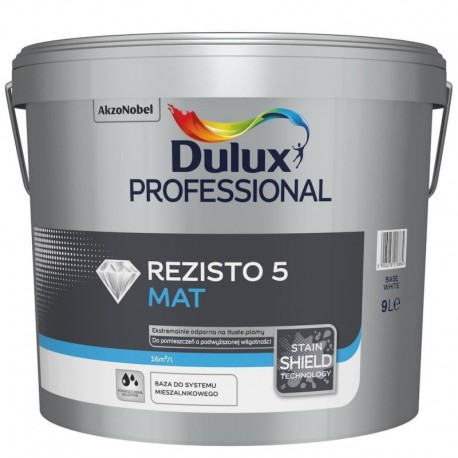 Dulux Professional REZISTO 5 Baza White 9L