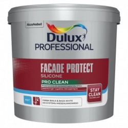 Dulux Professional Facade Protect Silicone Pro Clean Baza White 4,44L